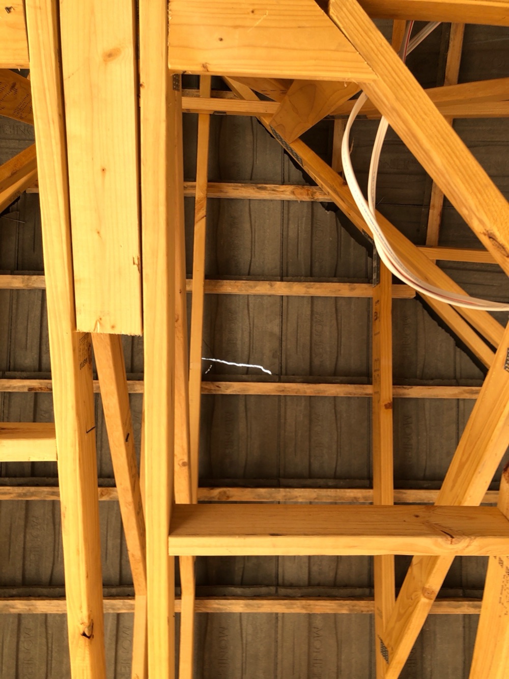 Roof tiles broken or cracked, recorded during a lock-up inspection in Fraser Rise, 4 km from Rockbank